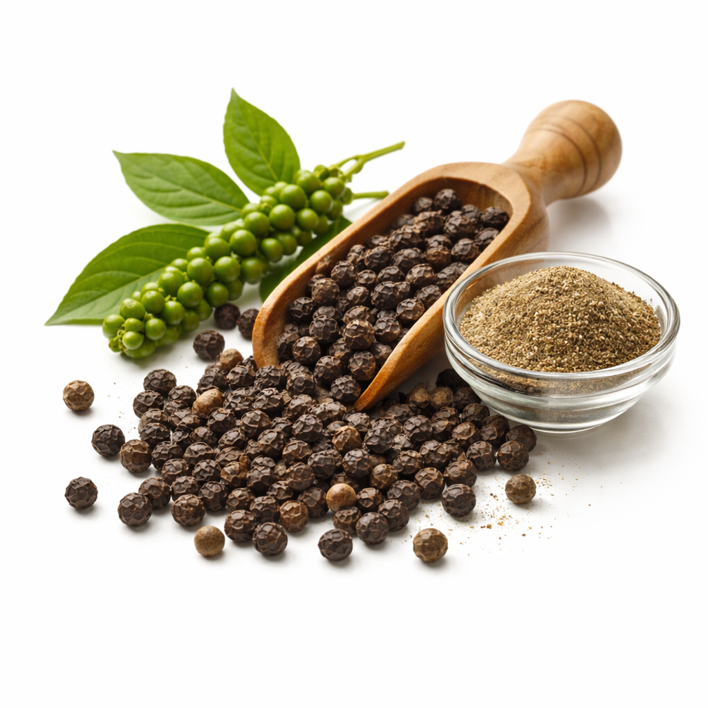 Black Pepper Extract (Piperine) – The King of Spices & Bioavailability Enhancer