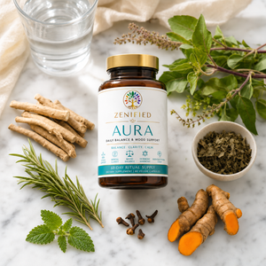 Zenified Aura botanical lifestyle scene