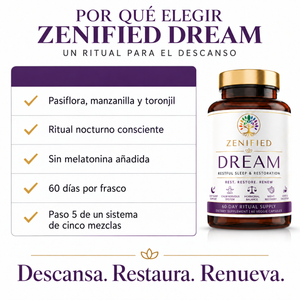 Zenified Dream melatonin-free nighttime ritual features
