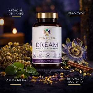 Dream restful evening and restoration benefits infographic