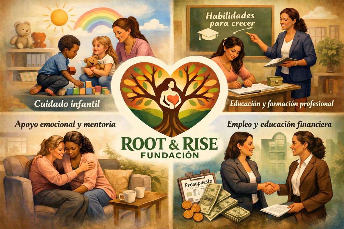 Visión de la comunidad de Root & Rise centrada en la sanación