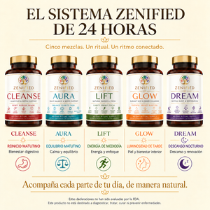 Zenified five-pack morning-to-night wellness ritual